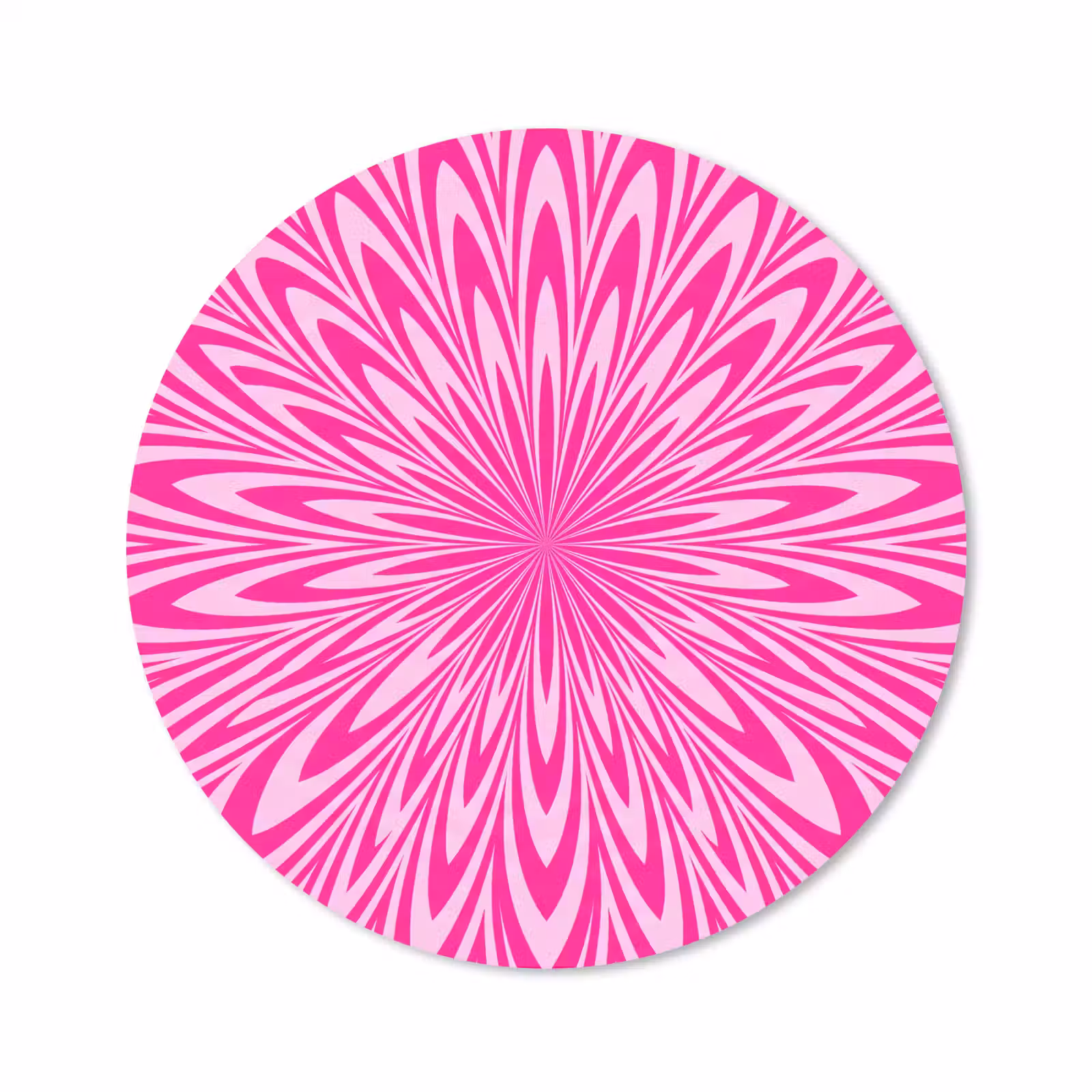 Muismat - Patroon - Optisch - Roze — 1