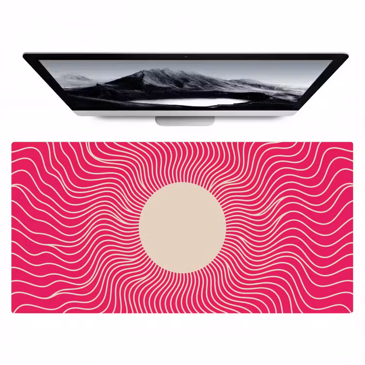 Bureau onderlegger - Abstract - Patroon - Roze — 1