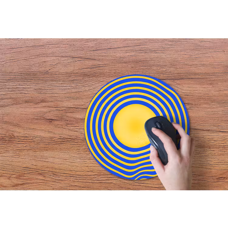 Muismat - Abstract patroon - Blauw — 3