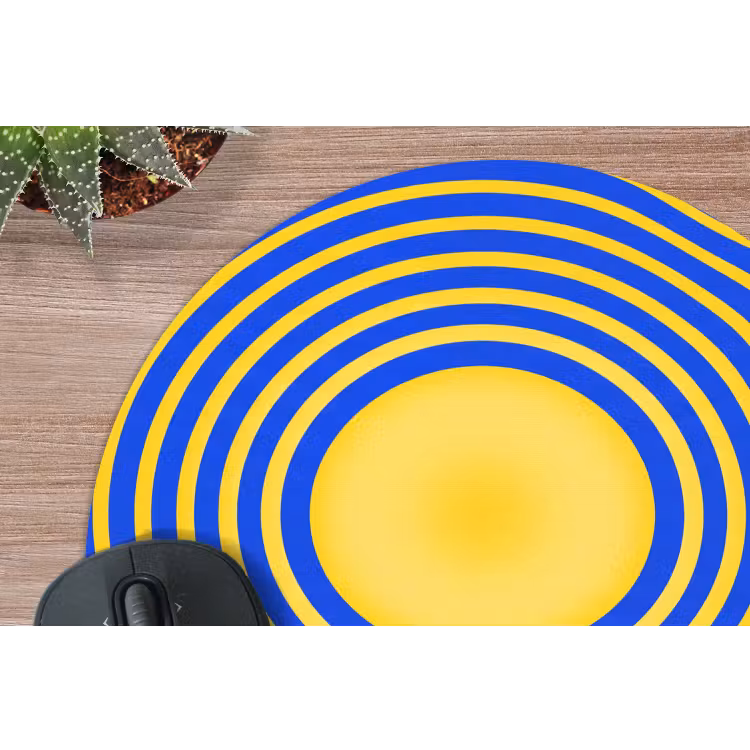Muismat - Abstract patroon - Blauw — 4