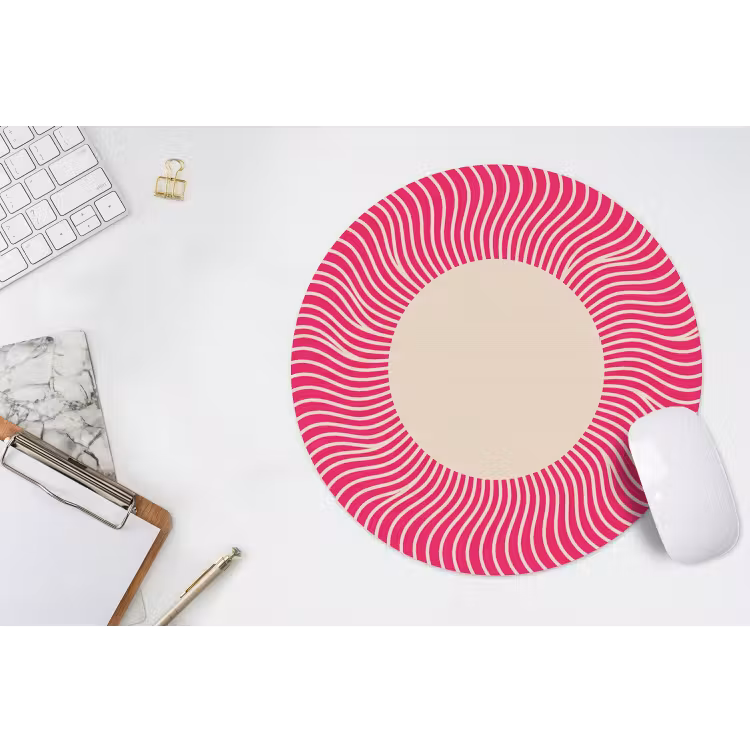 Muismat - Abstract - Patroon - Roze — 2