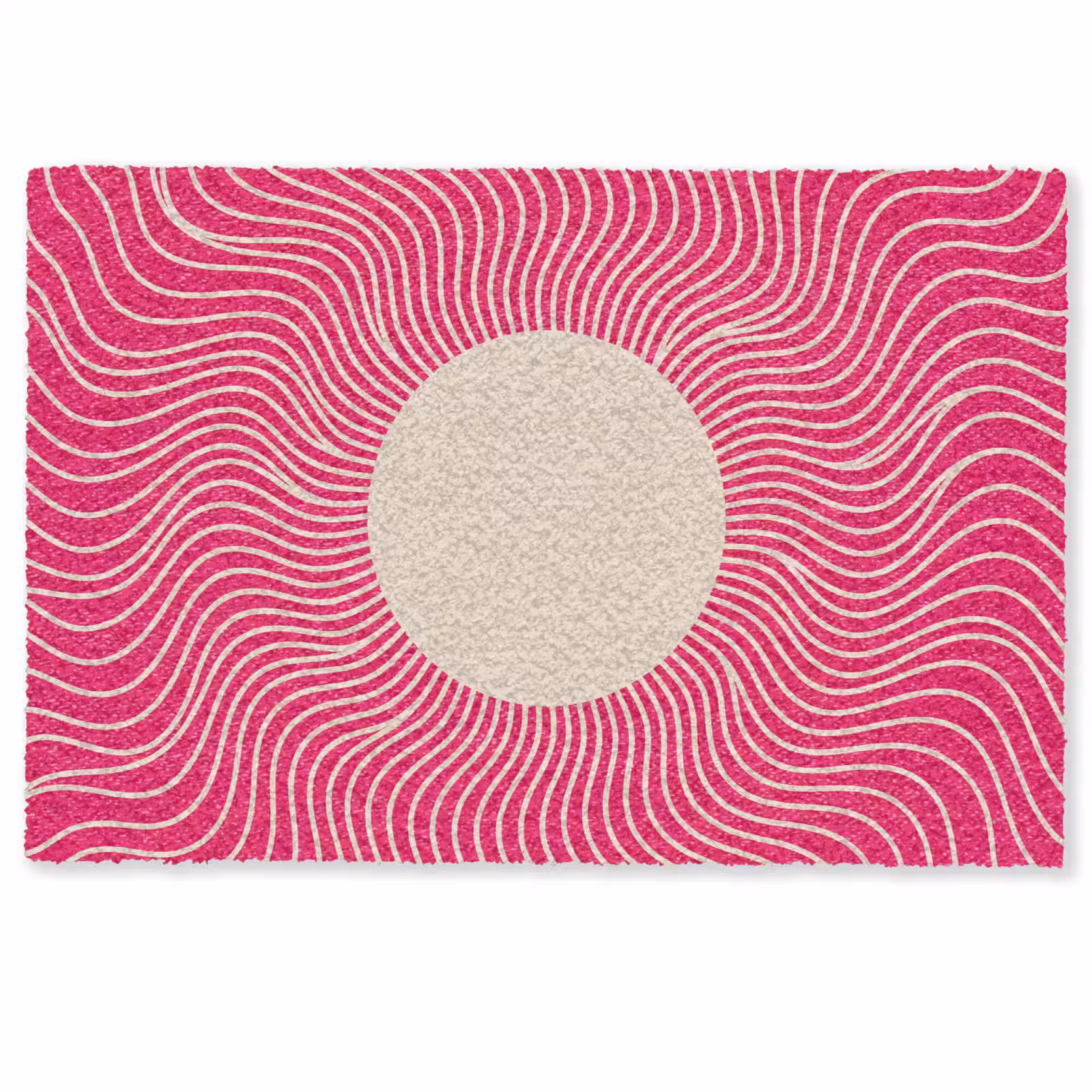 Deurmat - Abstract - Patroon - Roze — 1