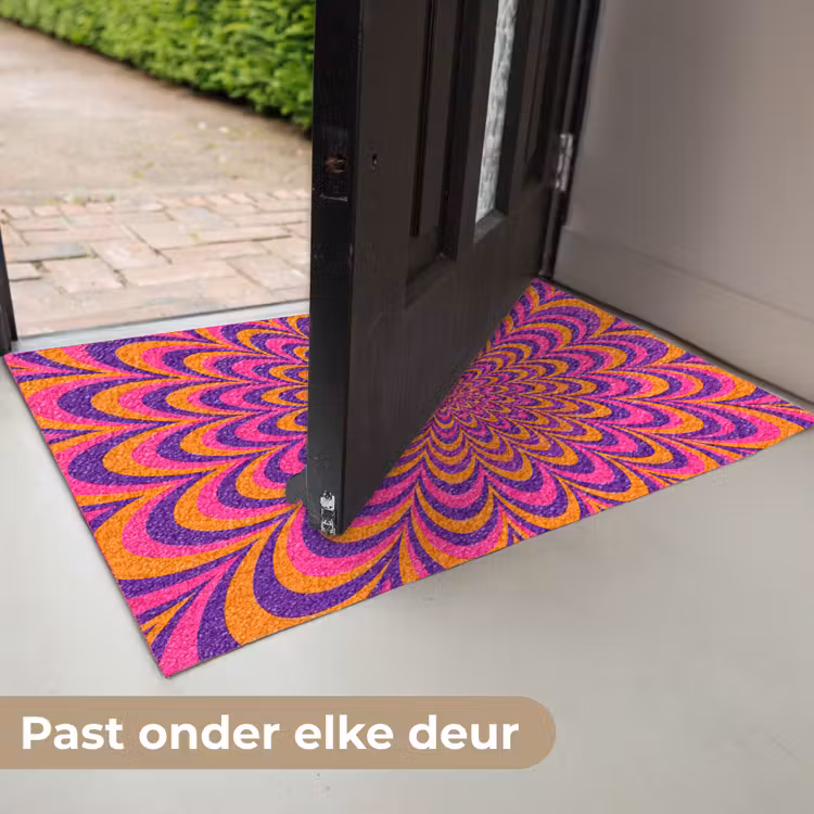 Deurmat - Patroon - Optisch - Kleurrijk — 7