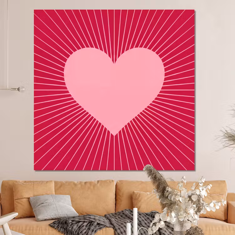 Forex - Hart - Stralen - Liefde - Abstract - Roze — 4
