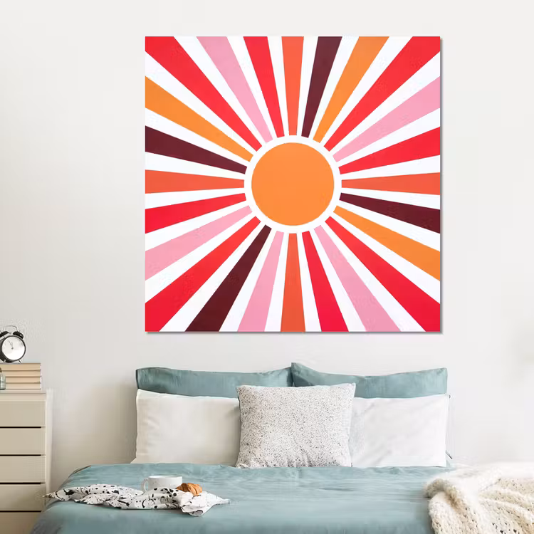 Forex - Zon - Stralen - Abstract - Kleurrijk — 2