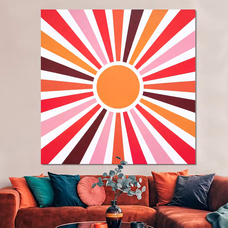 Forex - Zon - Stralen - Abstract - Kleurrijk — 3