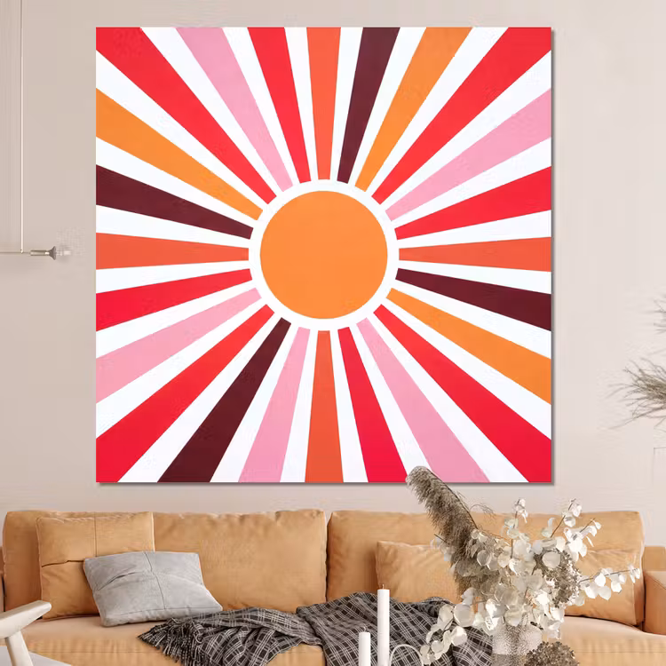 Forex - Zon - Stralen - Abstract - Kleurrijk — 4