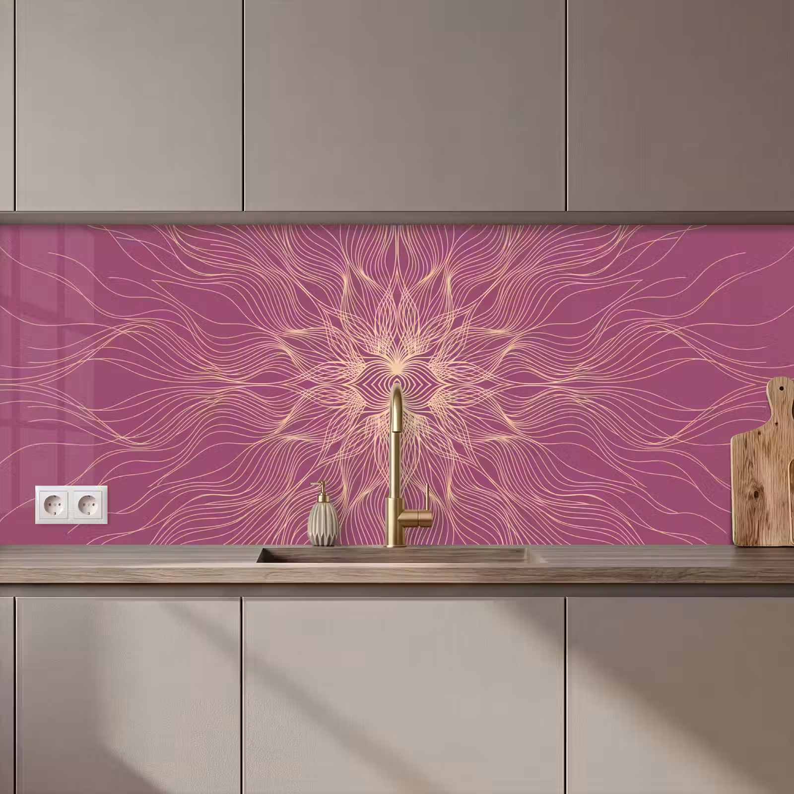 Keuken achterwand - Lijnen - Patroon - Abstract — 1