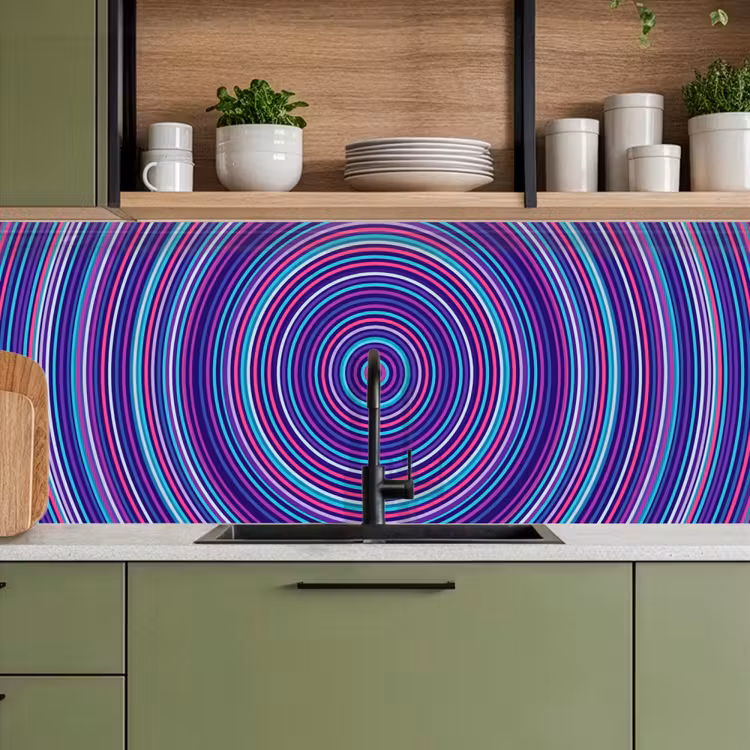 Keuken achterwand - Abstract - Cirkels - Kleurrijk — 5