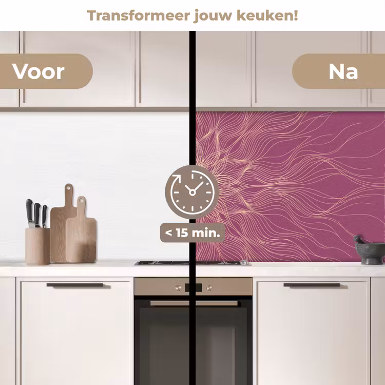 Keuken achterwand - Lijnen - Patroon - Abstract — 2