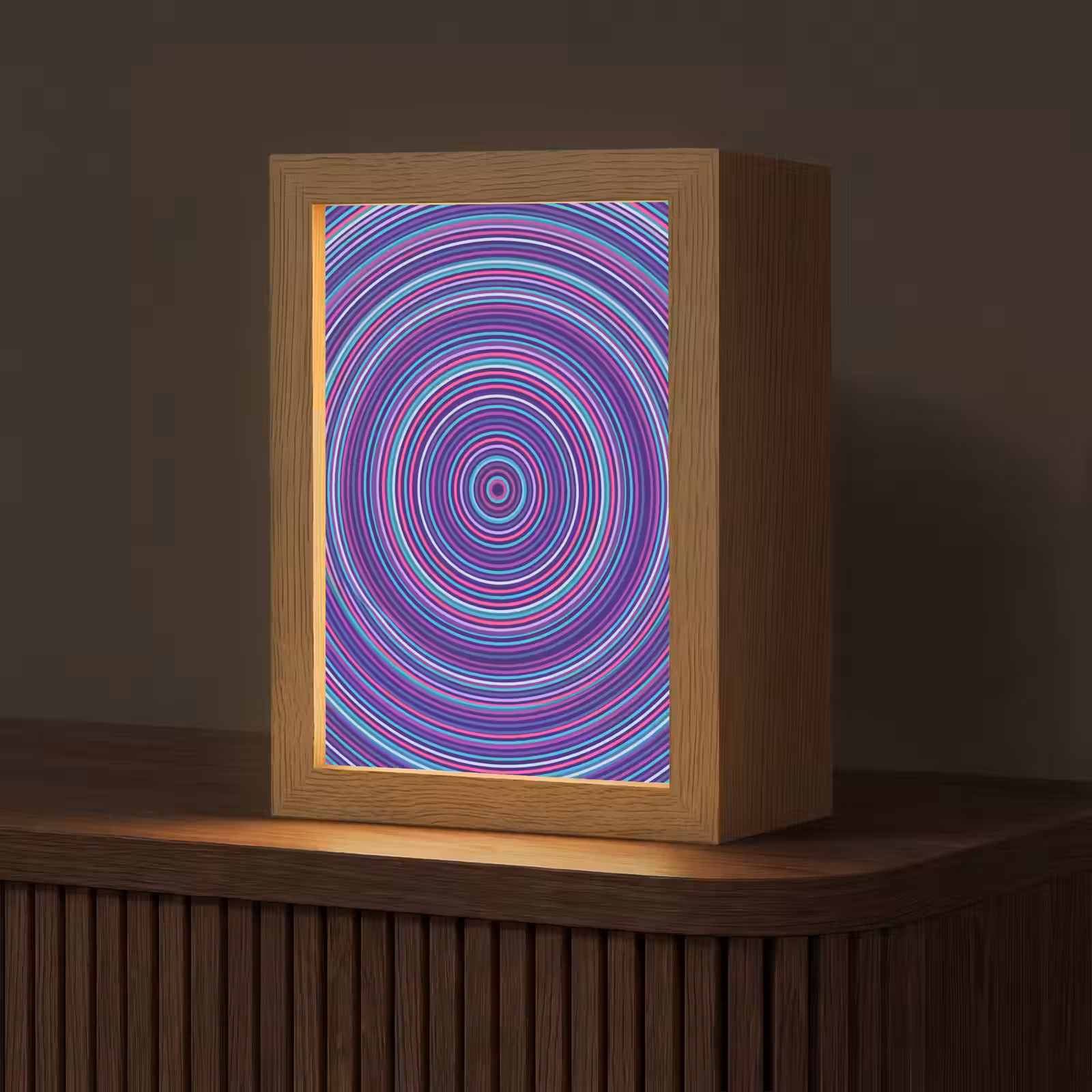 Gepersonaliseerde Lightbox - Abstract - Cirkels - Kleurrijk — 1