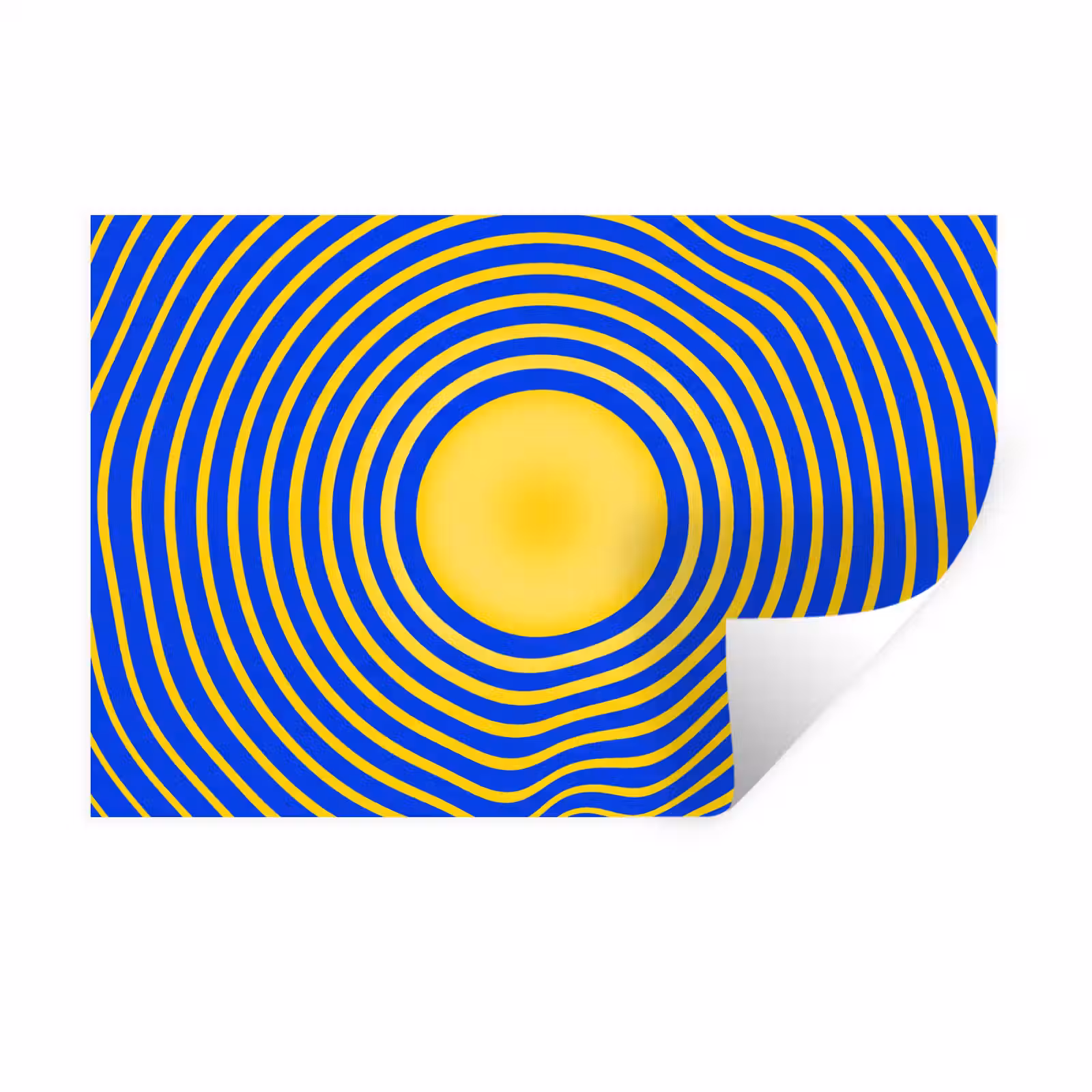 Muursticker - Abstract patroon - Blauw — 1