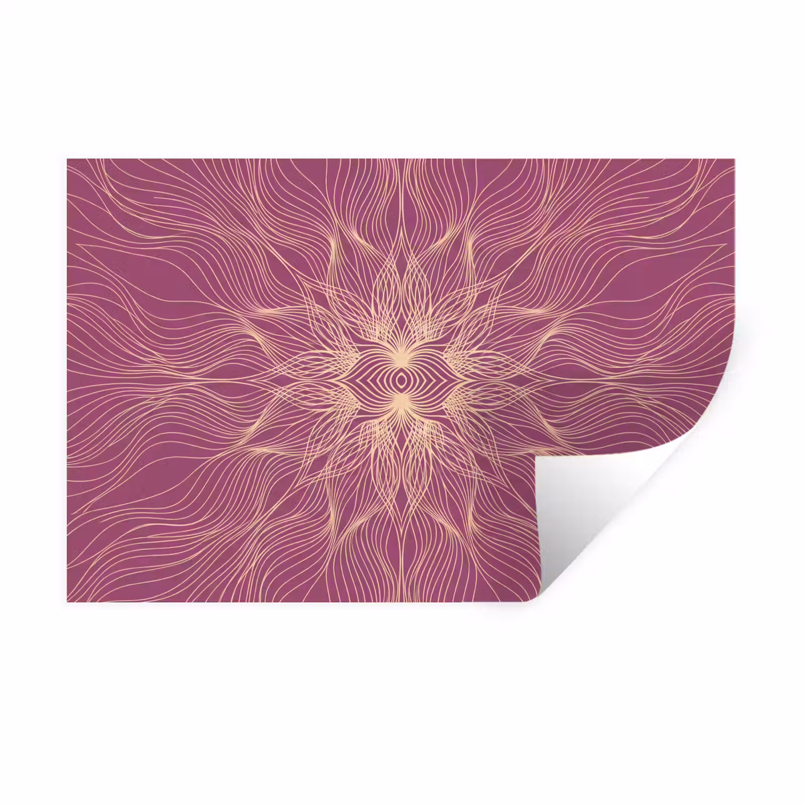 Muursticker - Lijnen - Patroon - Abstract — 1