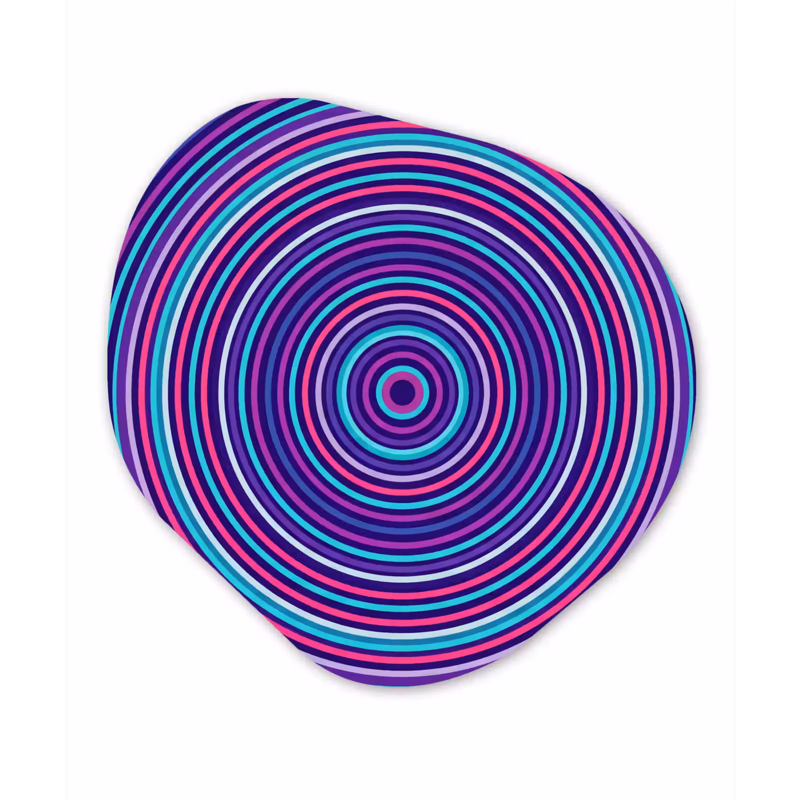 Organische schilderij - Aluminium - Abstract - Cirkels - Kleurrijk — 1