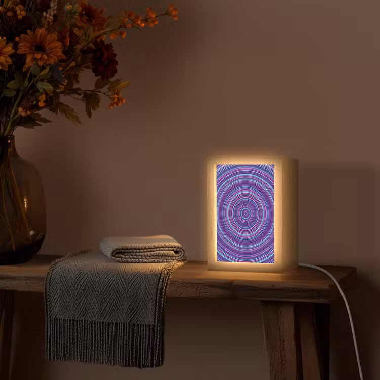 Gepersonaliseerde Lightbox - Abstract - Cirkels - Kleurrijk — 3