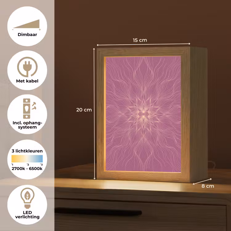 Gepersonaliseerde Lightbox - Lijnen - Patroon - Abstract — 7