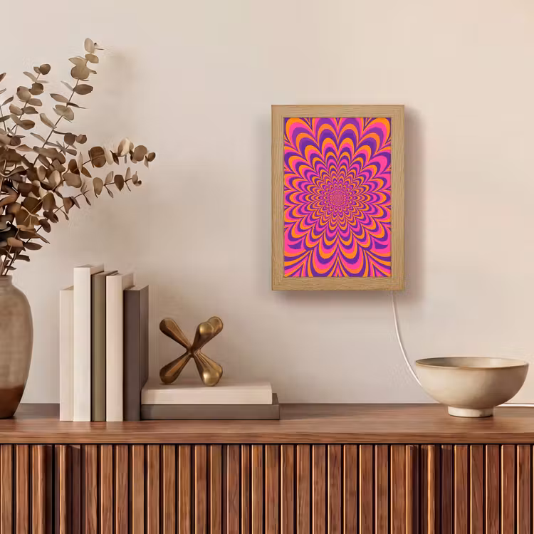 Gepersonaliseerde Lightbox - Patroon - Optisch - Kleurrijk — 4