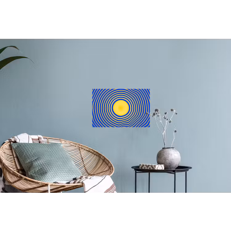 Muursticker - Abstract patroon - Blauw — 4