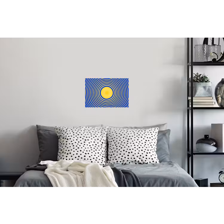Muursticker - Abstract patroon - Blauw — 5