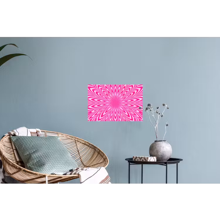 Muursticker - Patroon - Optisch - Roze — 4