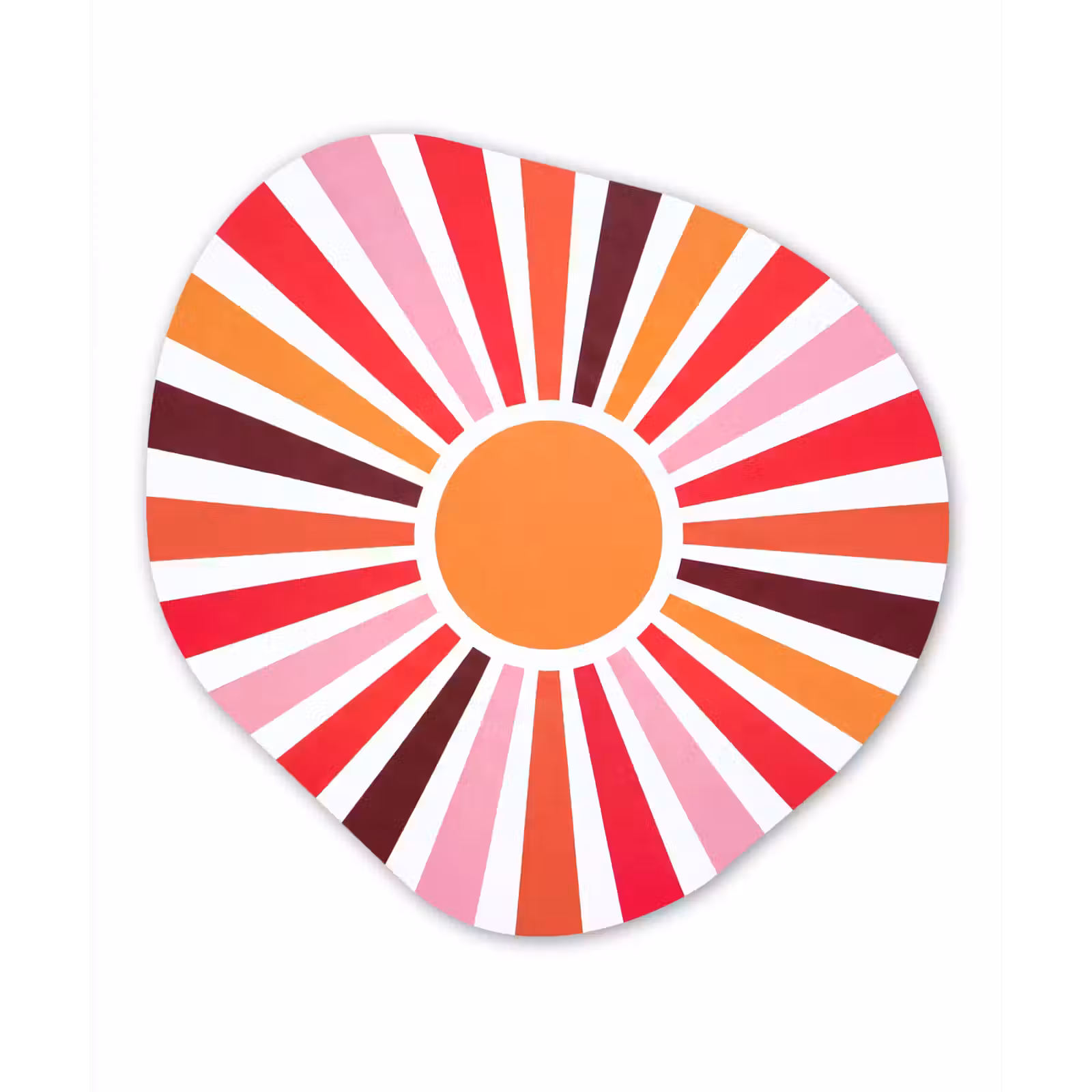 Organisch schilderij - Forex - Zon - Stralen - Abstract - Kleurrijk — 1