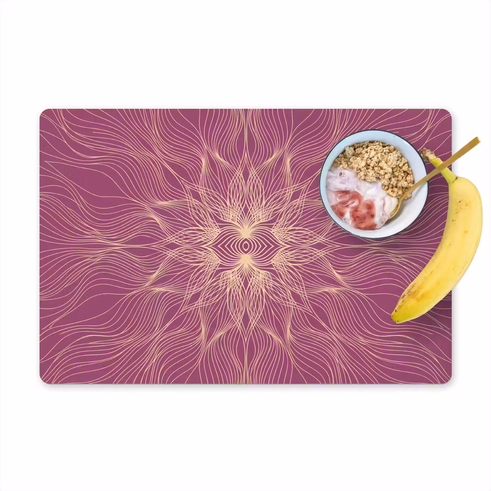 Placemat - 6 stuks - Lijnen - Patroon - Abstract — 1