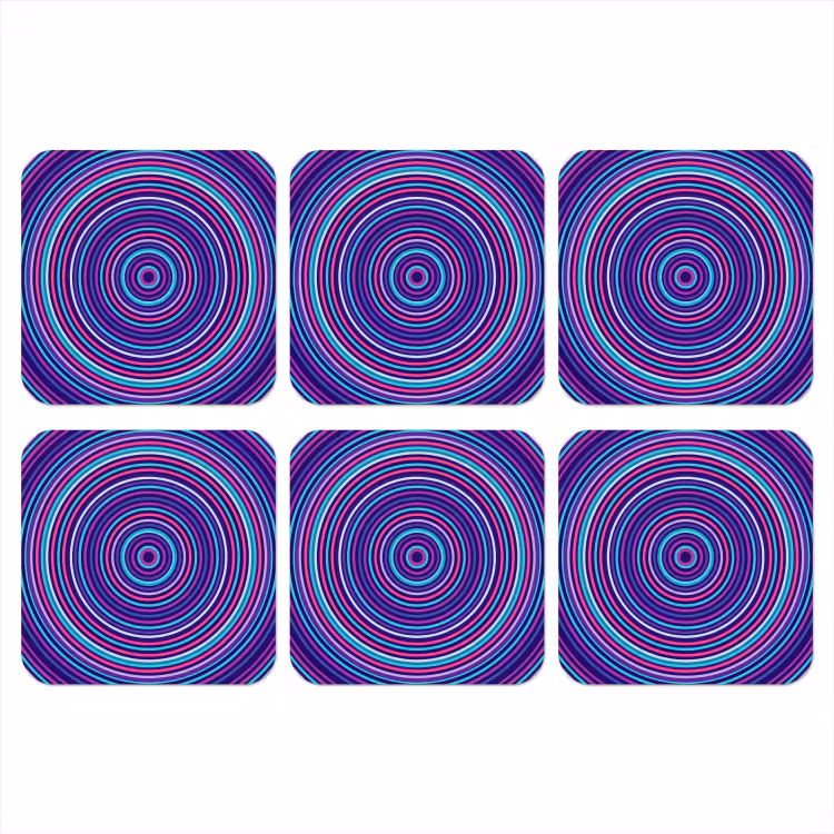 Onderzetter​ - Abstract - Cirkels - Kleurrijk — 1