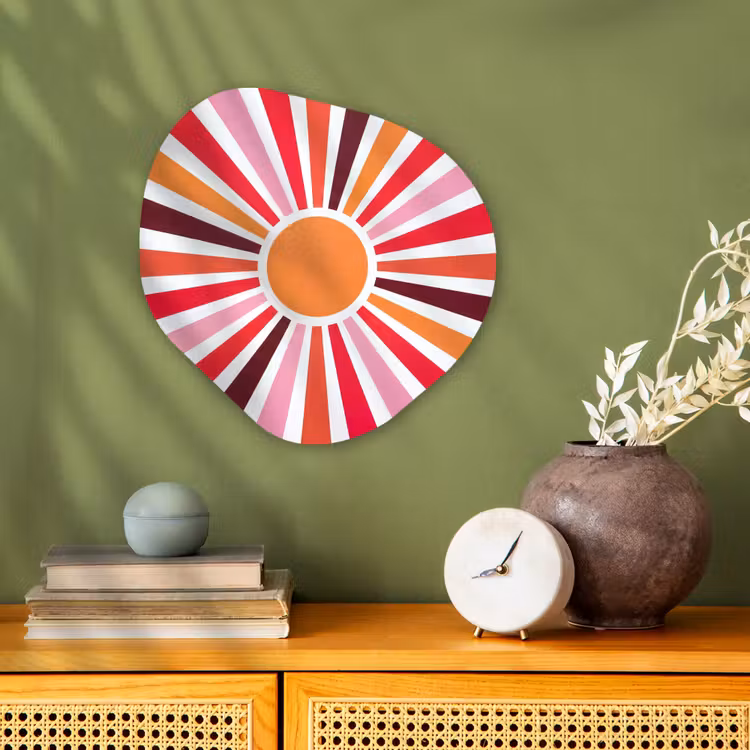Organisch schilderij - Forex - Zon - Stralen - Abstract - Kleurrijk — 2