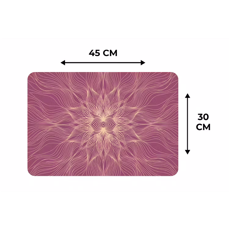 Placemat - 6 stuks - Lijnen - Patroon - Abstract — 3