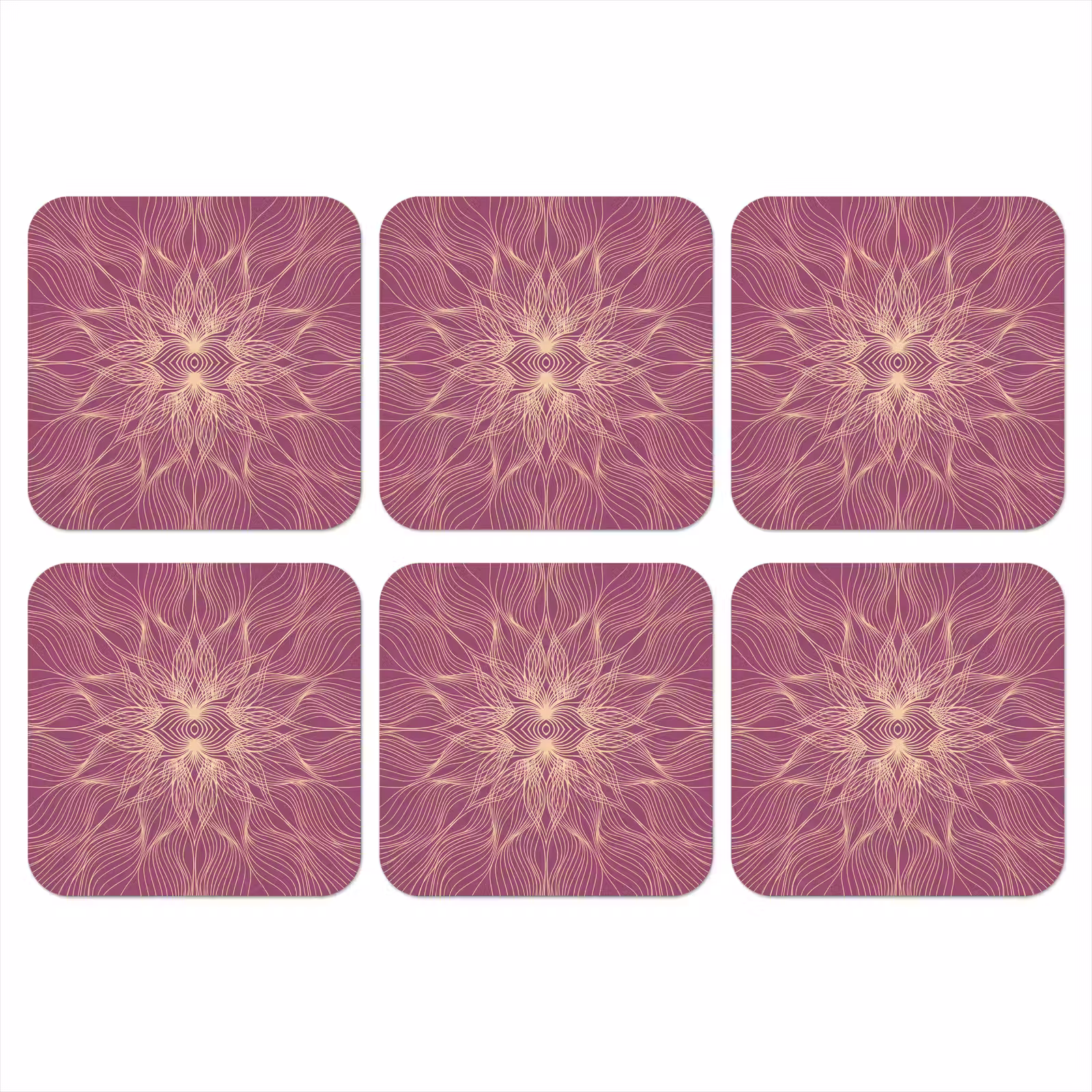 Onderzetter​ - Lijnen - Patroon - Abstract — 1