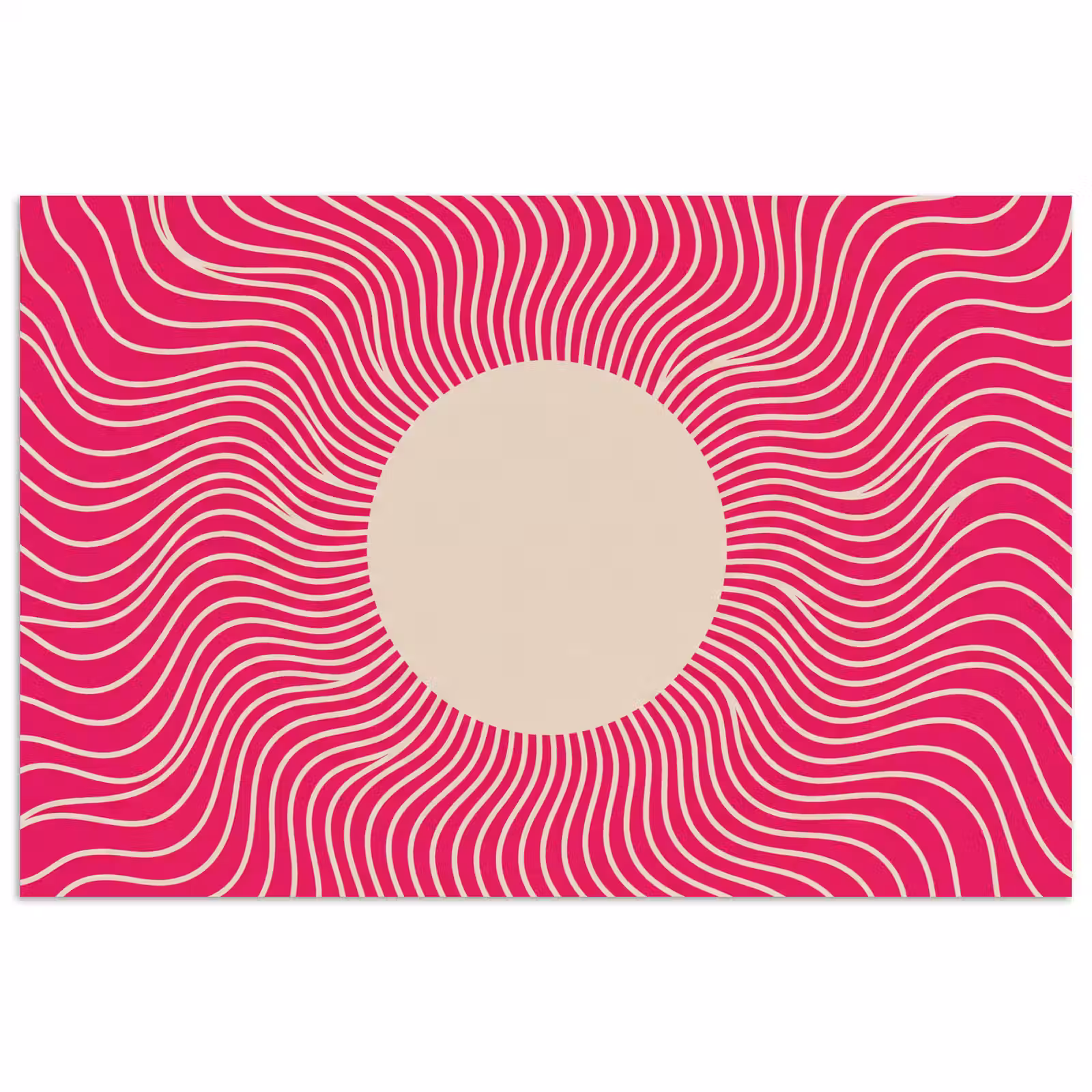 Poster - Abstract - Patroon - Roze — 1