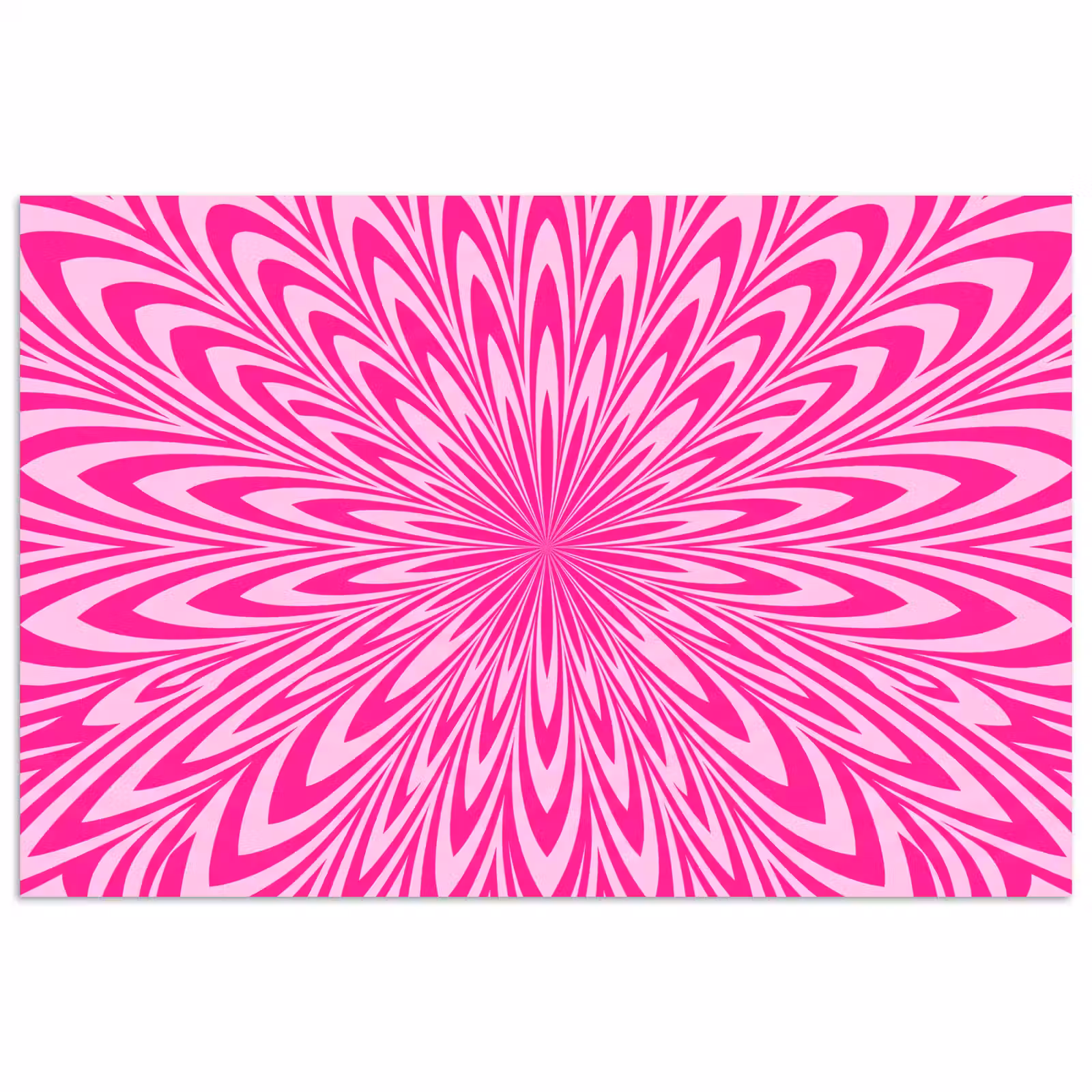 Poster - Patroon - Optisch - Roze — 1