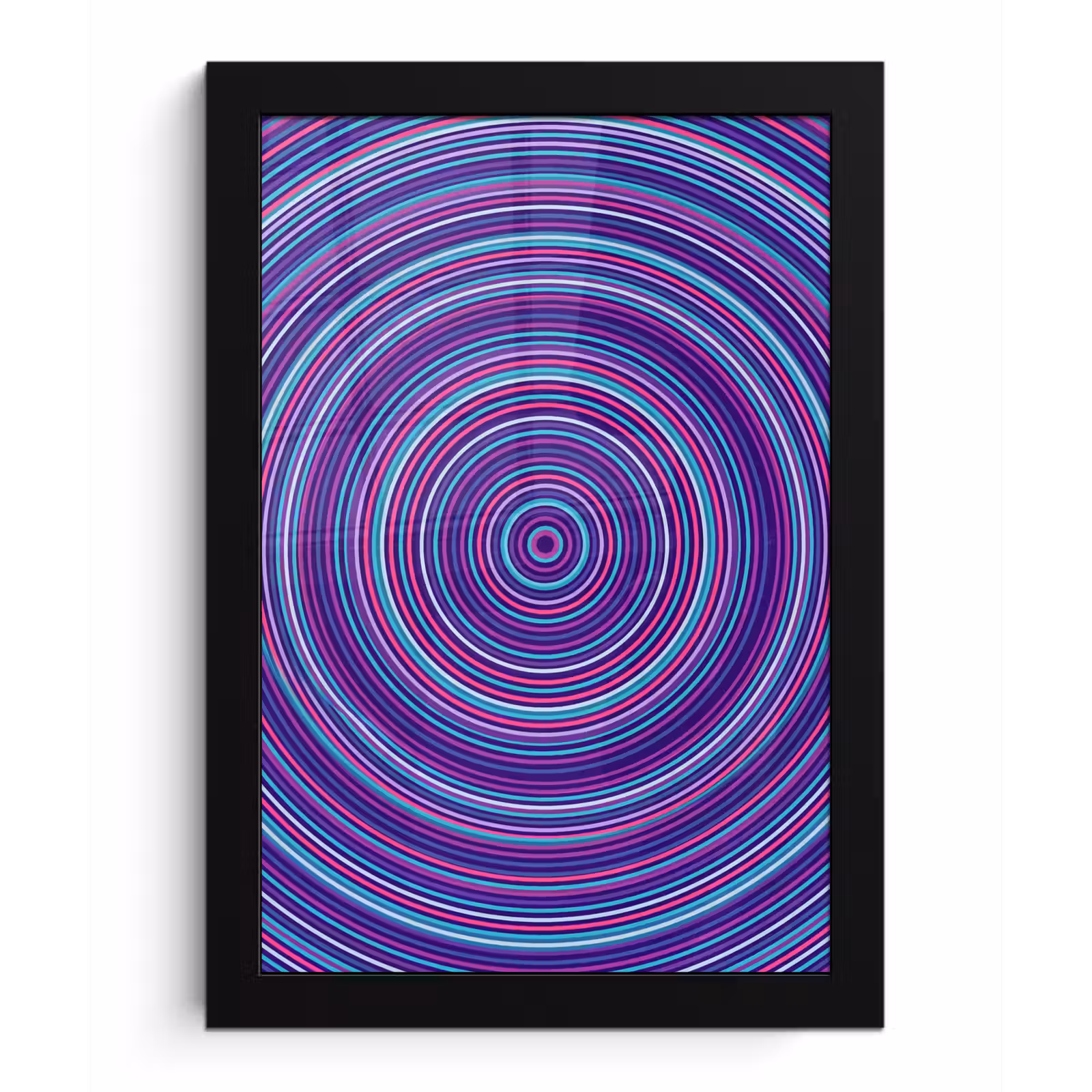Poster met lijst - Abstract - Cirkels - Kleurrijk — 1