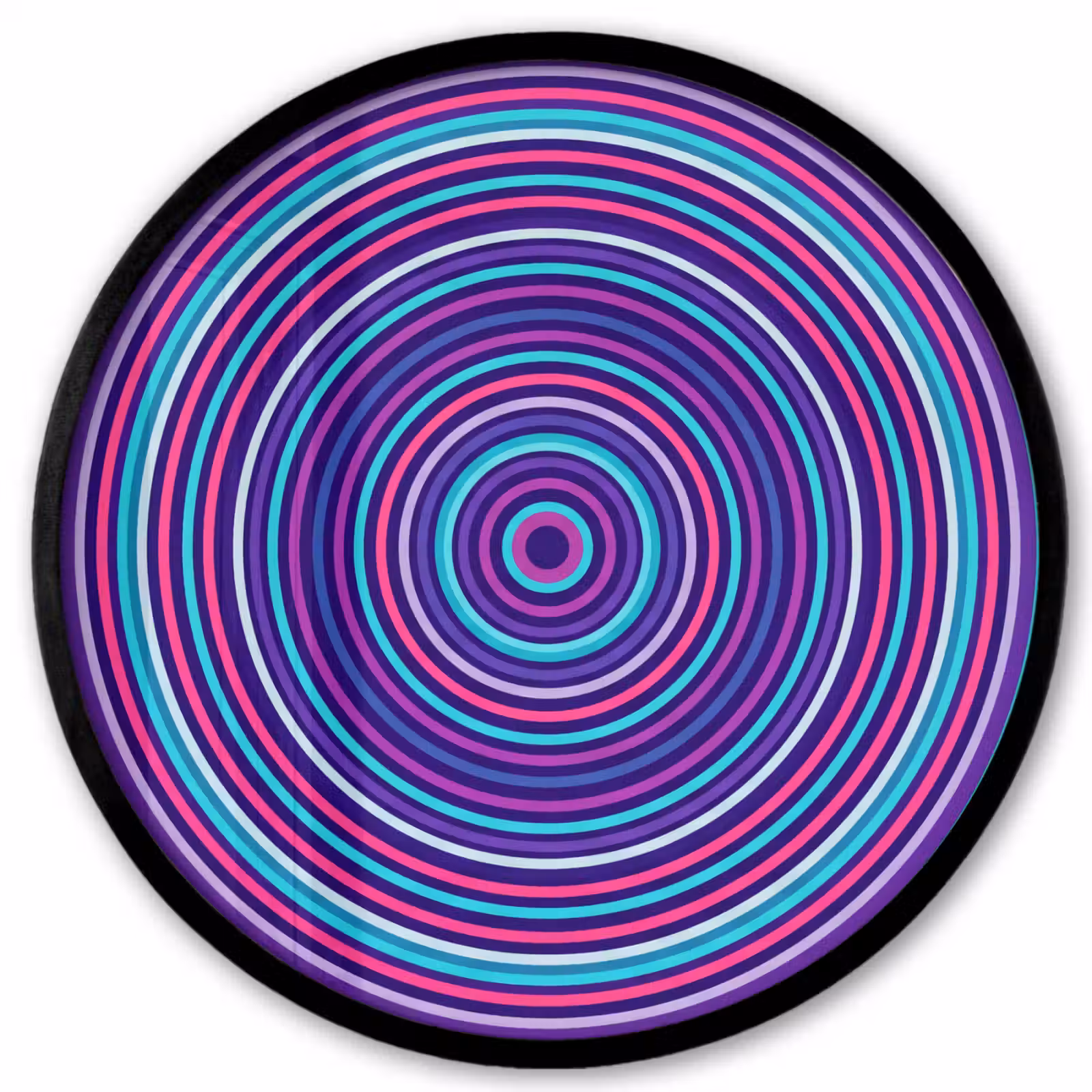 Ronde fotolijst - Abstract - Cirkels - Kleurrijk — 1