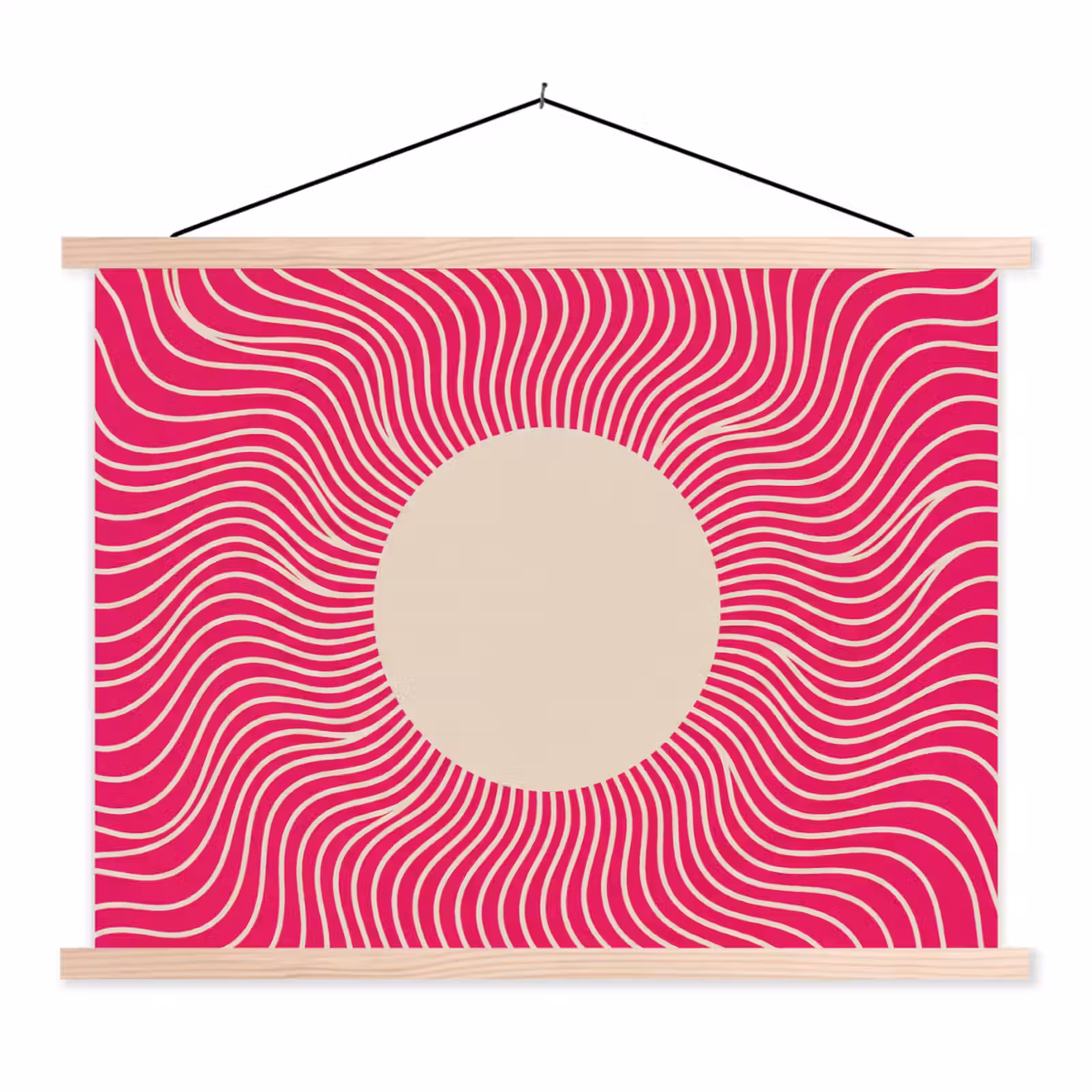 Schoolplaat - Abstract - Patroon - Roze — 1