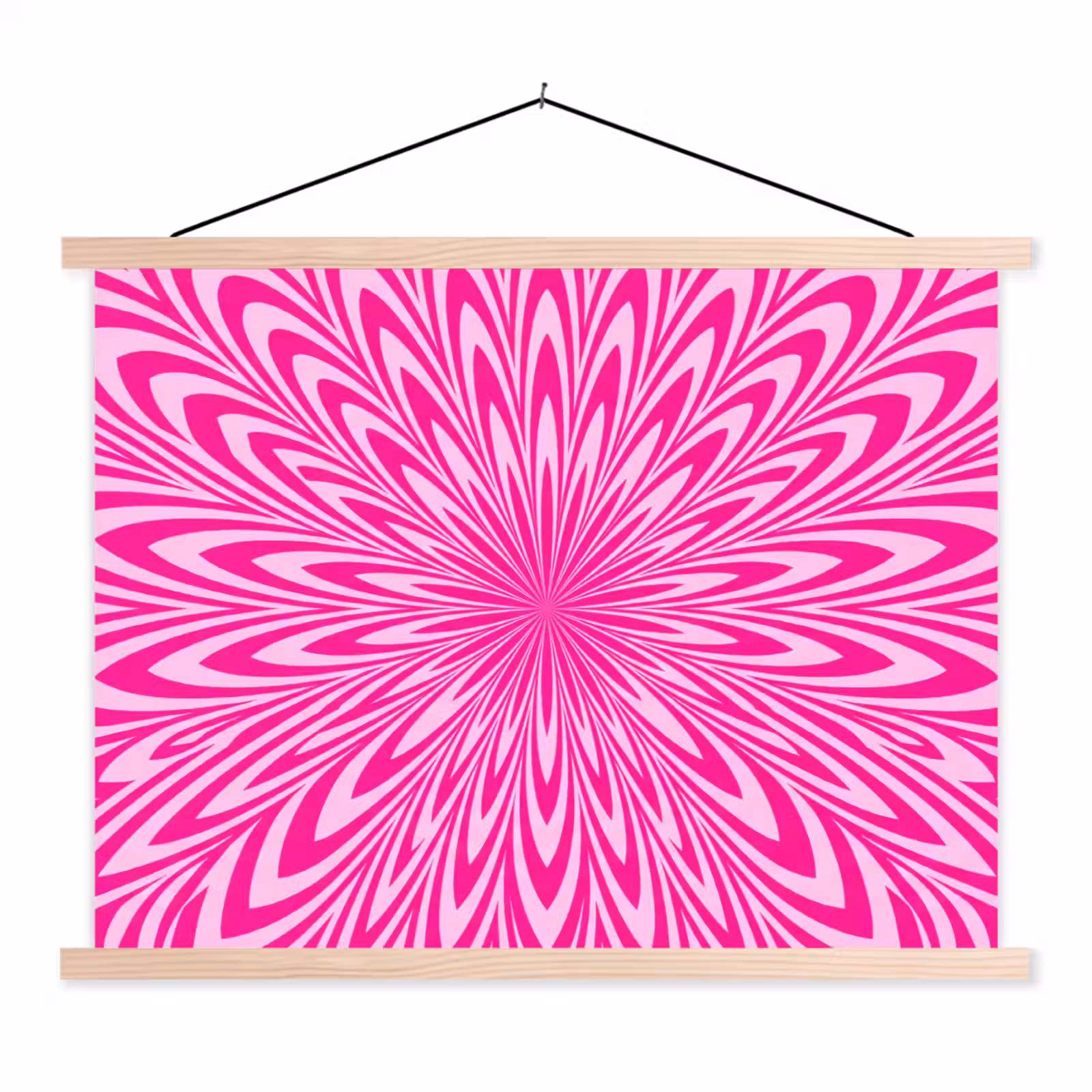 Schoolplaat - Patroon - Optisch - Roze — 1