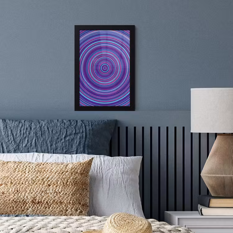 Poster met lijst - Abstract - Cirkels - Kleurrijk — 3