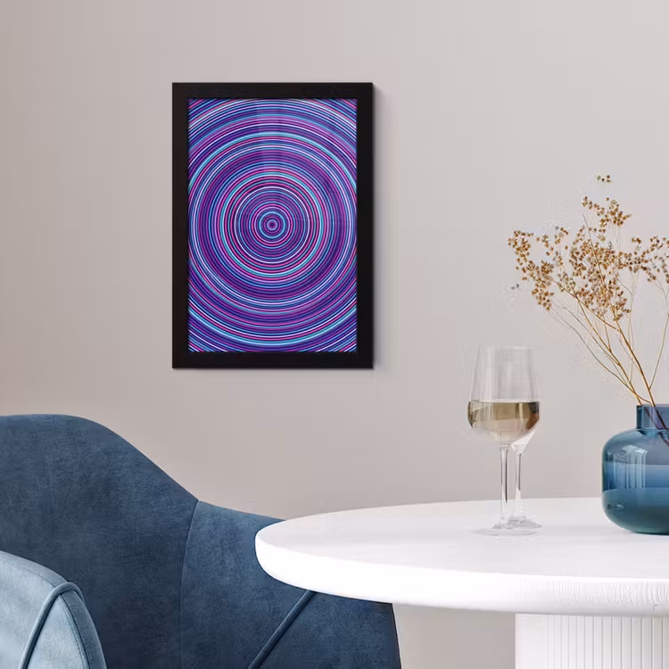 Poster met lijst - Abstract - Cirkels - Kleurrijk — 4