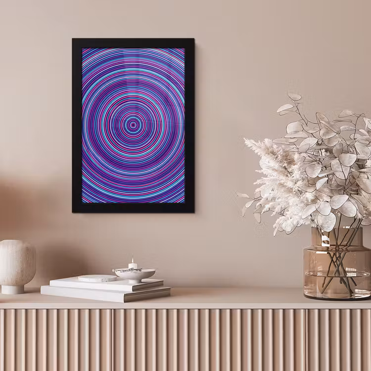 Poster met lijst - Abstract - Cirkels - Kleurrijk — 5