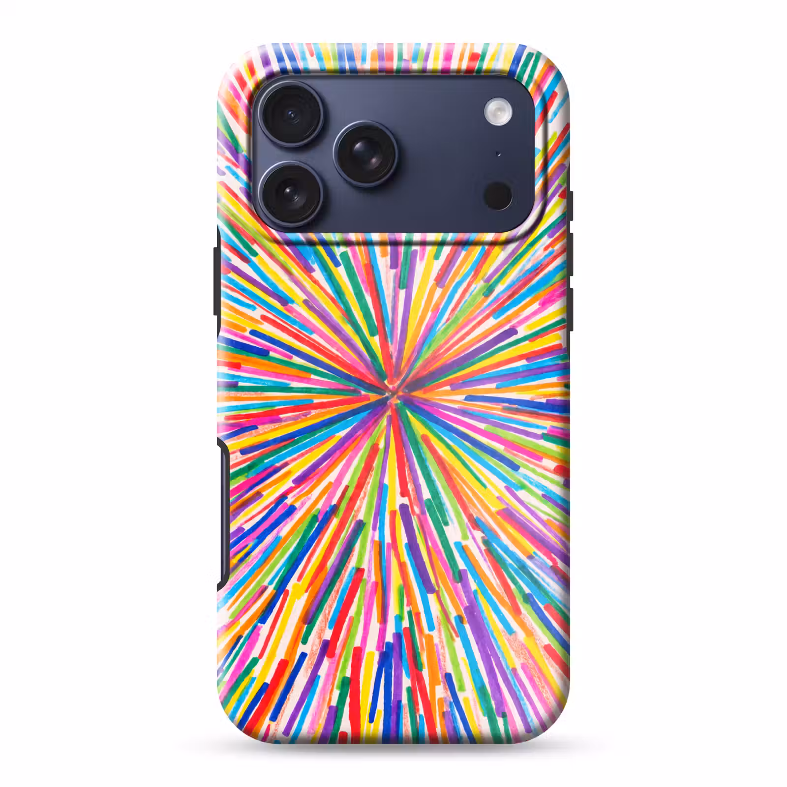 Telefoonhoesje Toughcase - Lijnen - Kleurrijk - Abstract — 1