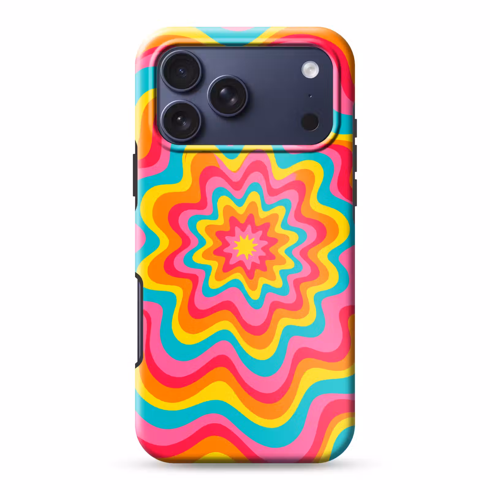 Telefoonhoesje Toughcase - Patroon - Golvend - Kleurrijk — 1