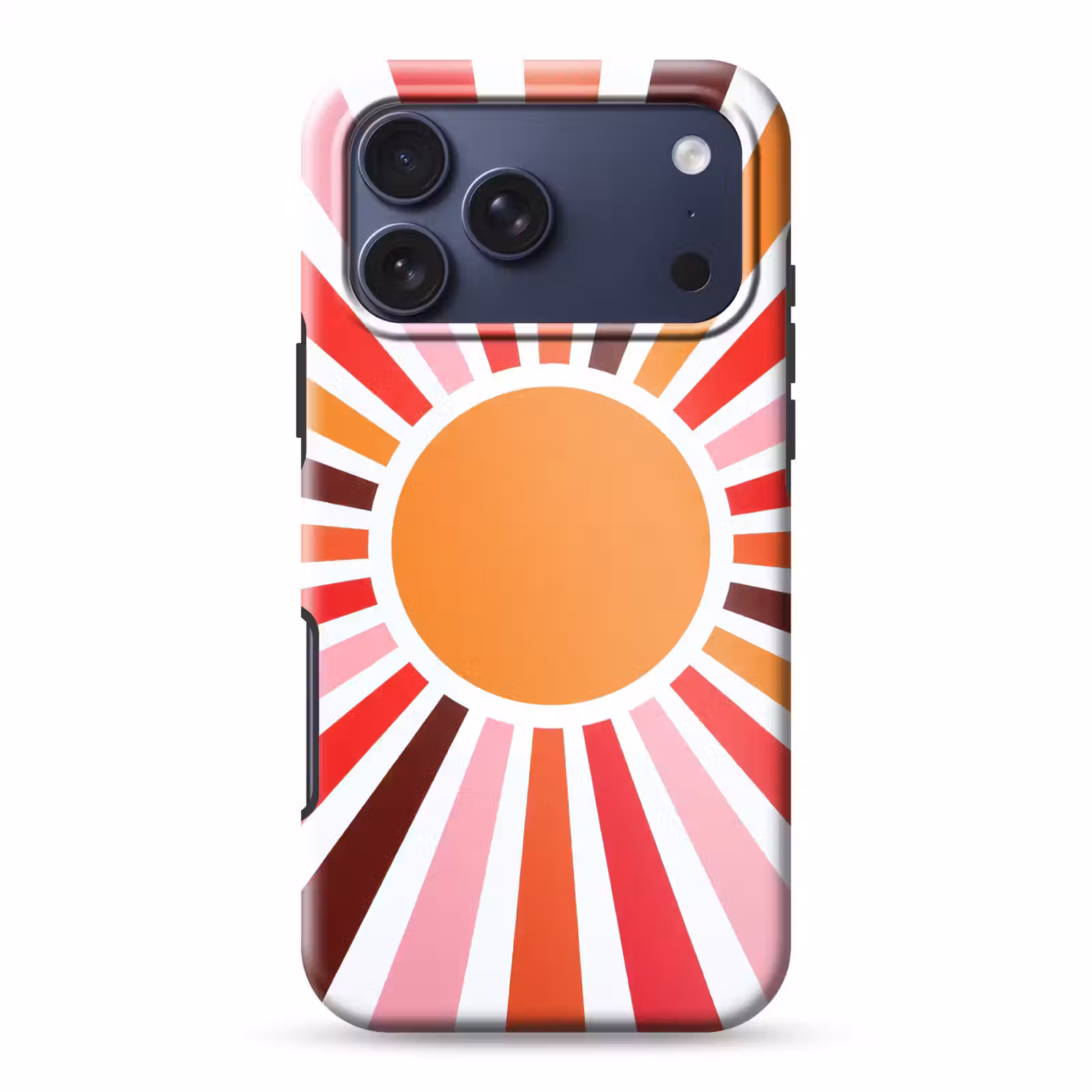 Telefoonhoesje Toughcase - Zon - Stralen - Abstract - Kleurrijk — 1