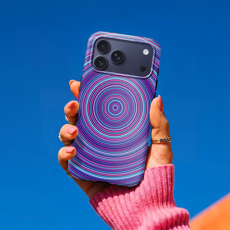 Telefoonhoesje Toughcase - Abstract - Cirkels - Kleurrijk — 2