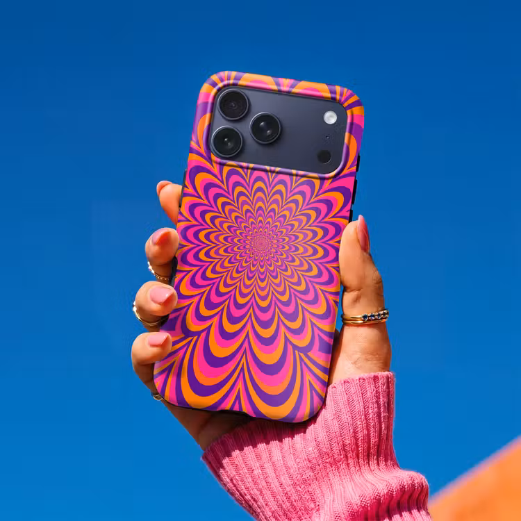 Telefoonhoesje Toughcase - Patroon - Optisch - Kleurrijk — 2