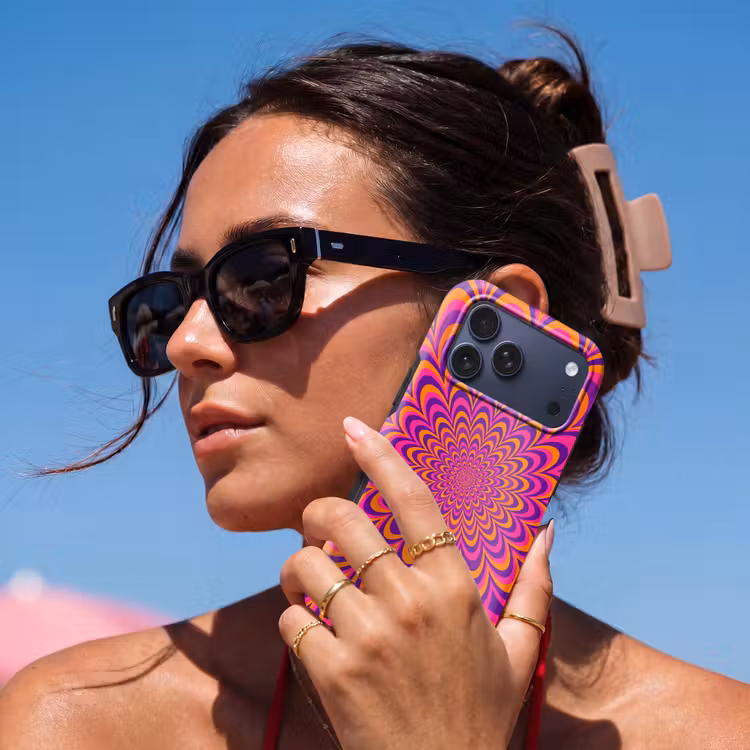 Telefoonhoesje Toughcase - Patroon - Optisch - Kleurrijk — 6