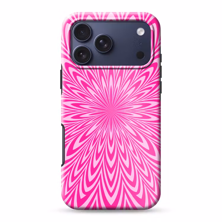 Telefoonhoesje Toughcase - Patroon - Optisch - Roze — 1