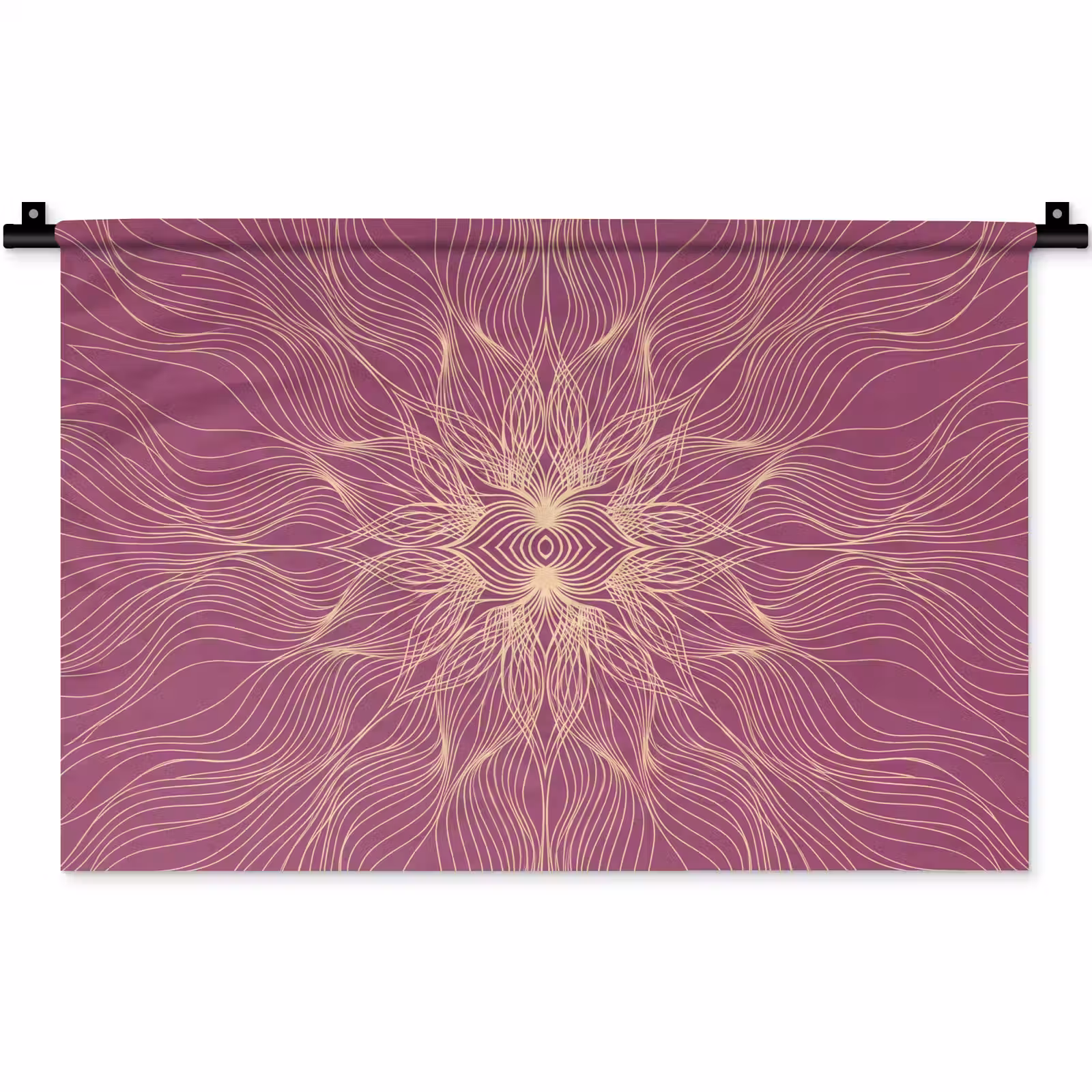 Wandkleed - Lijnen - Patroon - Abstract — 1