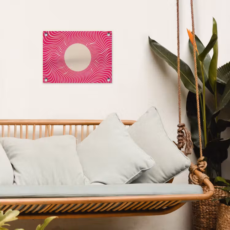 Tuinposter - Abstract - Patroon - Roze — 5