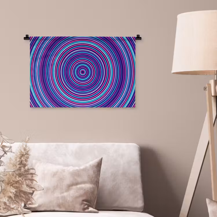 Wandkleed - Abstract - Cirkels - Kleurrijk — 2
