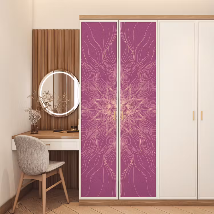 Deursticker - Lijnen - Patroon - Abstract — 5